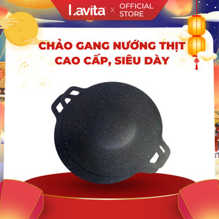 Chảo, khay nướng thịt, chống dính, hợp kim gang dùng cho bếp gas và than hoa, tiện lợi, nhanh chóng