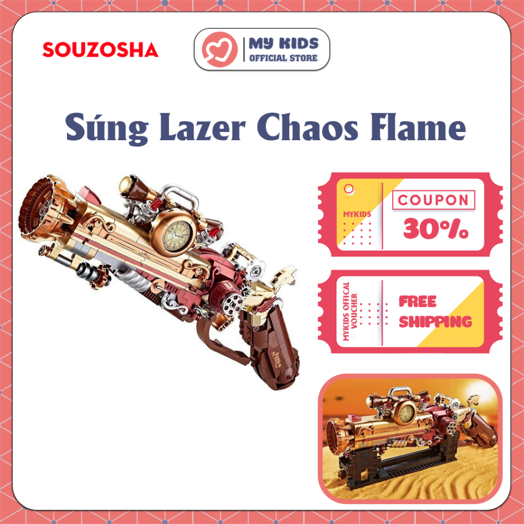 Đồ Chơi Lắp Ráp Súng Lazer Chaos Flame CZS-212231
