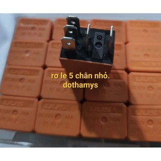 com bo 10 rơ le  5 chân ,4 chân 40a ( BÉ MÀU CAM XỊN UUS)