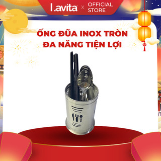 Ống đũa inox tròn sáng bóng có lỗ thông thoáng cao cấp nhiều hoa văn