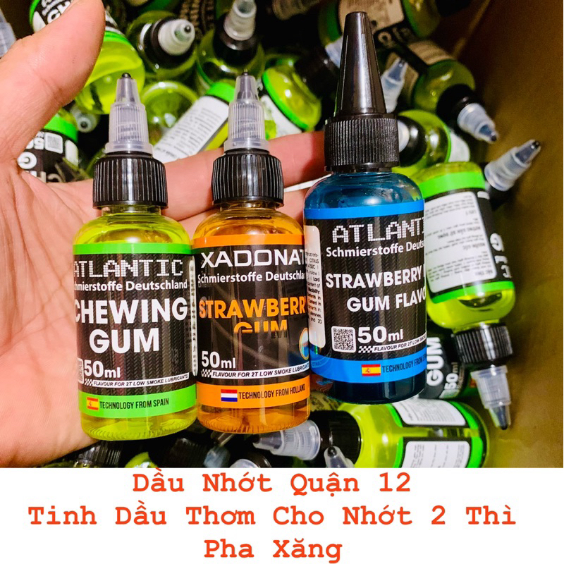 [PHỤ GIA XE MÁY] Tinh Dầu Thơm Nhớt 2 Thì Pha Xăng ATLANTIC - XADONAT - QRANGE 50ML