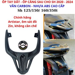 Ốp Tay Dắt Carbon Sh 2024 - 2020, SH 2017-2019, Sh 2012 - 2016 Nhựa ABS Cao Cấp