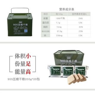 1KG LƯƠNG KHÔ QUÂN ĐỘI THÙNG SẮT