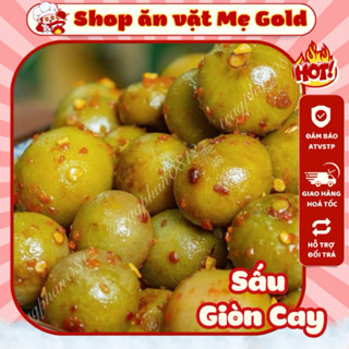 Ô mai sấu giòn cay chua ngọt, sấu giòn ngâm muối ớt (500g)