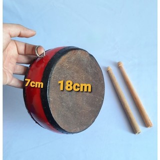 Trống gỗ 2  mặt da trâu TG01 |Thành Công