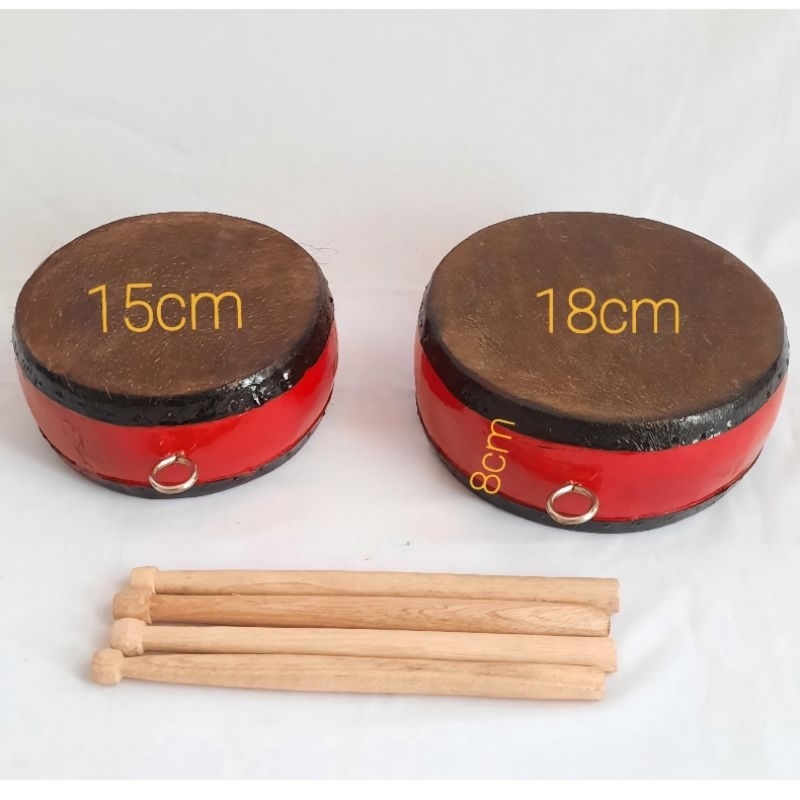 Trống gỗ 2  mặt da trâu TG01 |Thành Công