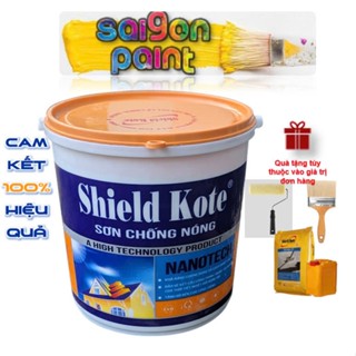 Sơn Chống Nóng Mái Tôn Shieldkote, Sơn Chống Nóng Tường Đứng Shieldkote Không Hiệu Quả Hoàn Tiền