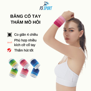Băng cổ tay thấm mồ hôi hiệu quả cho Nam và Nữ khi thể thao ngoài trời như tập Gym, chơi pickleball