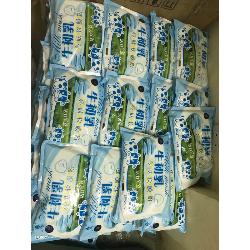 Bột Đắp Mặt Sữa Bò Tím (Mask Dẻo Bùn Non)