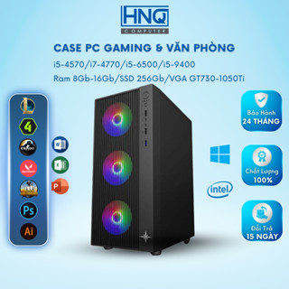 Bộ Pc Gaming Và Văn Phòng HNQ H81-H310, intel core i5 i7 , R8G/16G, SSD 256Gb, Card rời GT730/1050Ti
