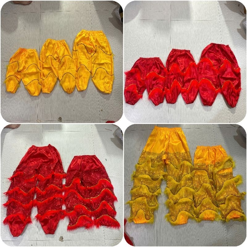 quần múa lân cho bé và người lớn giá rẻ