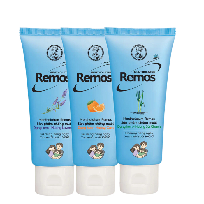 Kem chống muỗi Remos Rohto suốt 10 giờ 70g