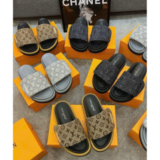 Dép lê Lệ Vi quai dán đế xuồng bánh mì hàng super fullbox