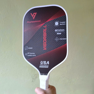 Vợt  Pickleball chính hãng  VIGROBALL sợi cacrbon 3K-T700 đạt tiêu chuẩn chứng nhận USAPA tặng kèm bao vợt và02 bóng