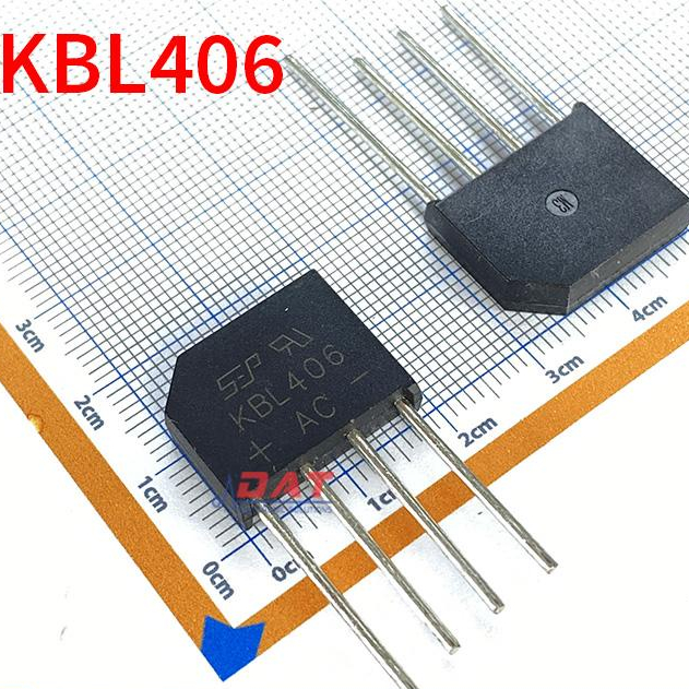KBL406 Diode Cầu 600V 4A SIP-DIP