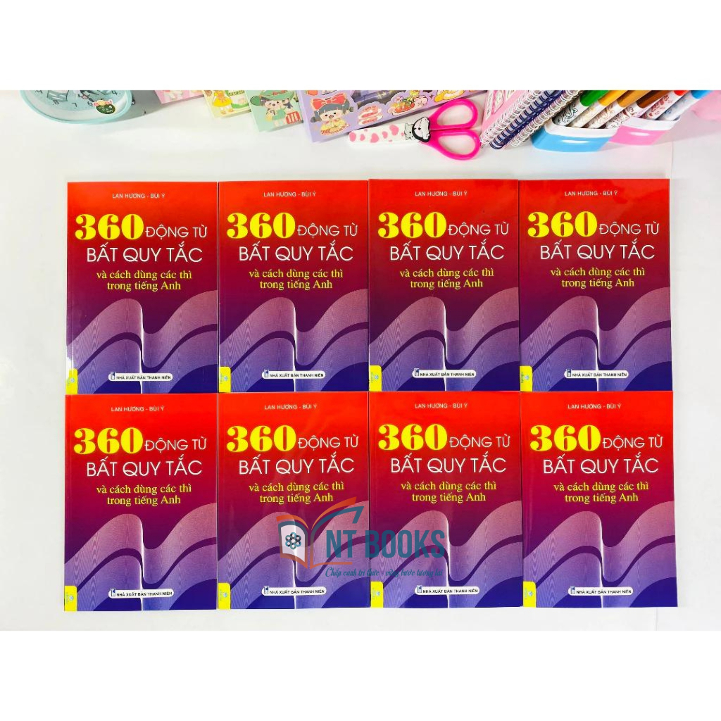 Sách 360 động từ bất quy tắc và cách dùng các thì trong Tiếng Anh - ND | BigBuy360 - bigbuy360.vn