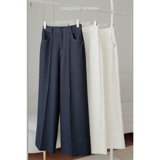 Quần suông dài phối chỉ nổi Femi_New Day