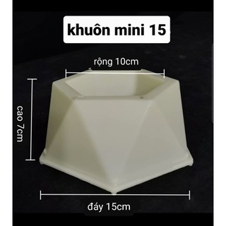 Khuôn đúc chậu Mini (phù hợp trồng sen đá-chậu để bàn)
