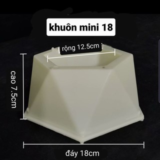 Khuôn đúc chậu Mini (phù hợp trồng sen đá-chậu để bàn)