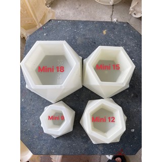 Khuôn đúc chậu Mini (phù hợp trồng sen đá-chậu để bàn)