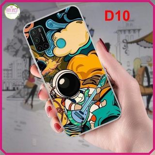 Ốp Lưng Vsmart Joy 4 In Hình Phi Hành Gia Chất Đẹp