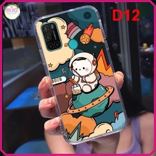 Ốp Lưng Vsmart Joy 4 In Hình Phi Hành Gia Chất Đẹp