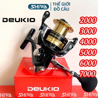 Máy Câu Cá Deukio QM, Máy Câu Đứng Kim Loại Câu Ngâm/ Lăng xê/Lure Size 2000/3000/4000/5000/6000/7000 - Đồ Câu Shiwa