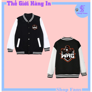   New 2024  Áo khoác bóng chày FF ,áo nỉ bomber WAG HEAVY GOW PE HUA TEAM FLASH in theo yêu cầu,nam nữ đủ size giá rẻ 