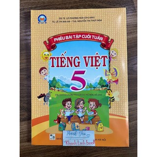 Sách - Phiếu bài tập cuối tuần Tiếng Việt 5 - Cánh Diều