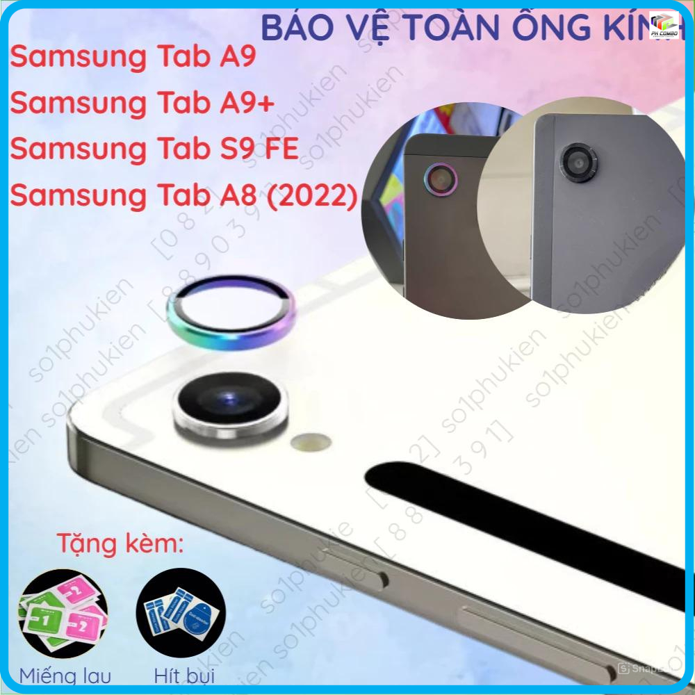 Viền (vòng) chụp camera liền kính cường lực bảo vệ camera Samsung Tab A9/ A9+ (A9 Plus)/ S9 Fe/ A8 2
