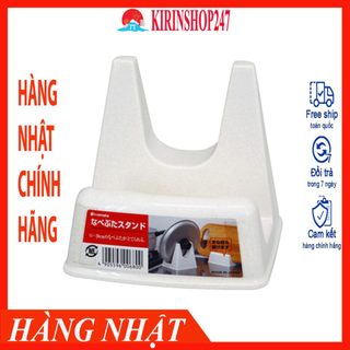 Giá gác vung nồi cao cấp inomata màu trắng Hàng Nộ Địa Nhật
