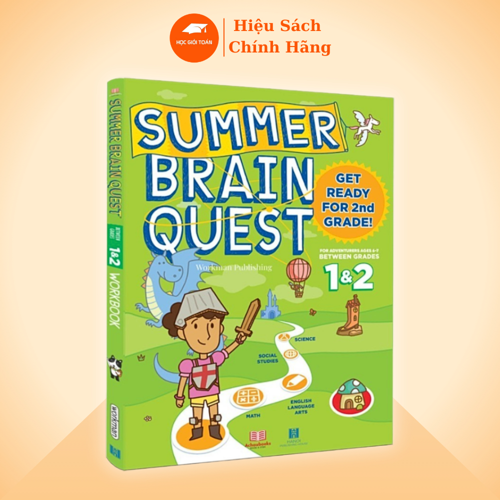 Sách Summer Brain Quest 2 - Get ready for 2nd grade ( Chuẩn bị vào lớp 2 dành cho bé 6 đến 7 tuổi )