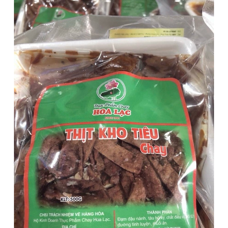 Thịt kho tiêu Thuần chay Hoa Lạc  (chỉ giao khu vực TpHcm)