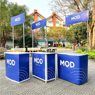 Booth Sampling, Quầy Bán Hàng Di Động dùng để tiếp thị, bán hàng, quảng cáo | MOD