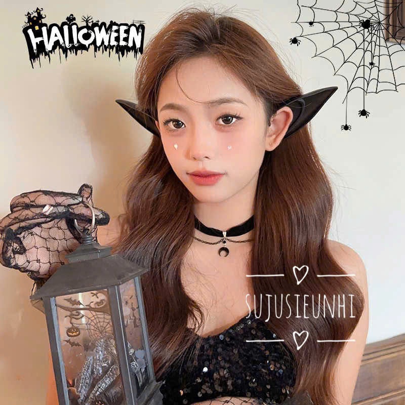 (8 màu) 1 đôi tai giả elf cài tai hóa trang halloween cosplay yêu tinh , tinh linh goblin | BigBuy360 - bigbuy360.vn