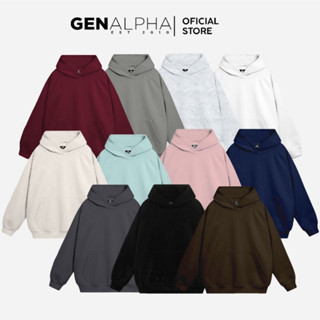 Áo hoodie trơn áo hoodie local brand GEN ALPHA, áo hoodie nữ áo hoodie nam áo khoác hoodie zip GEN14
