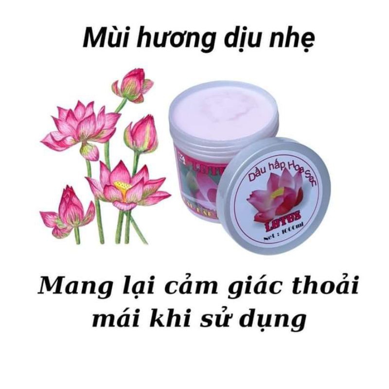 kem ủ tóc hoa sen LK 500ml