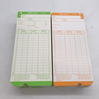 Thẻ chấm công giấy Ronald Jack RJ-2200N