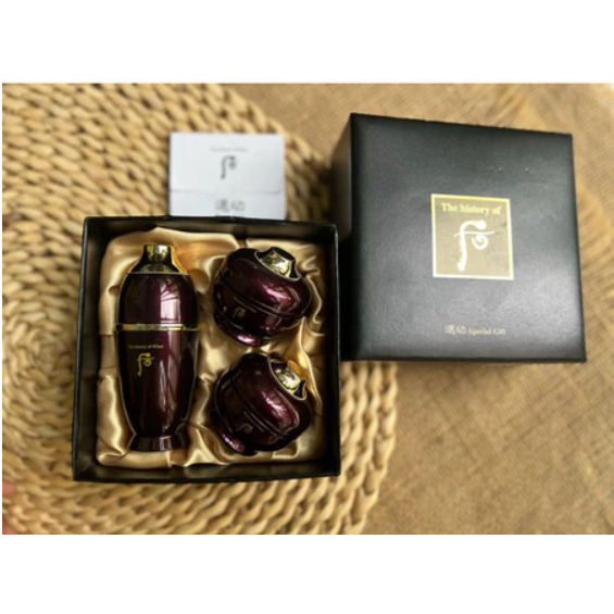 Set dưỡng da hoàn lưu cao Whoo Hwanyu Imperial Youth 3 sản phẩm - Chính hãng LGVina