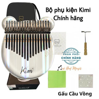   Bán lỗ 40% Đàn Kalimba 17 phím chính hãng Kimi trong suốt  hàng chính hãng đựng trong hộp carton đen chính hãng   