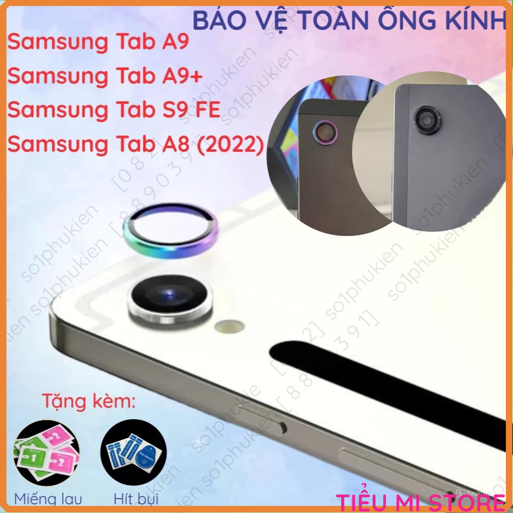 Viền (vòng) hụp camera liền kính cường lực bảo vệ camera Samsung Tab A9/ A9+ (A9 Plus)/ S9 Fe/ A8 20