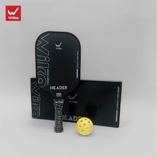 Vợt Pickleball Wika Header chính hãng cao cấp nguyên hộp sang trọng carbon T1000 chắc chắn chính xác nam nữ