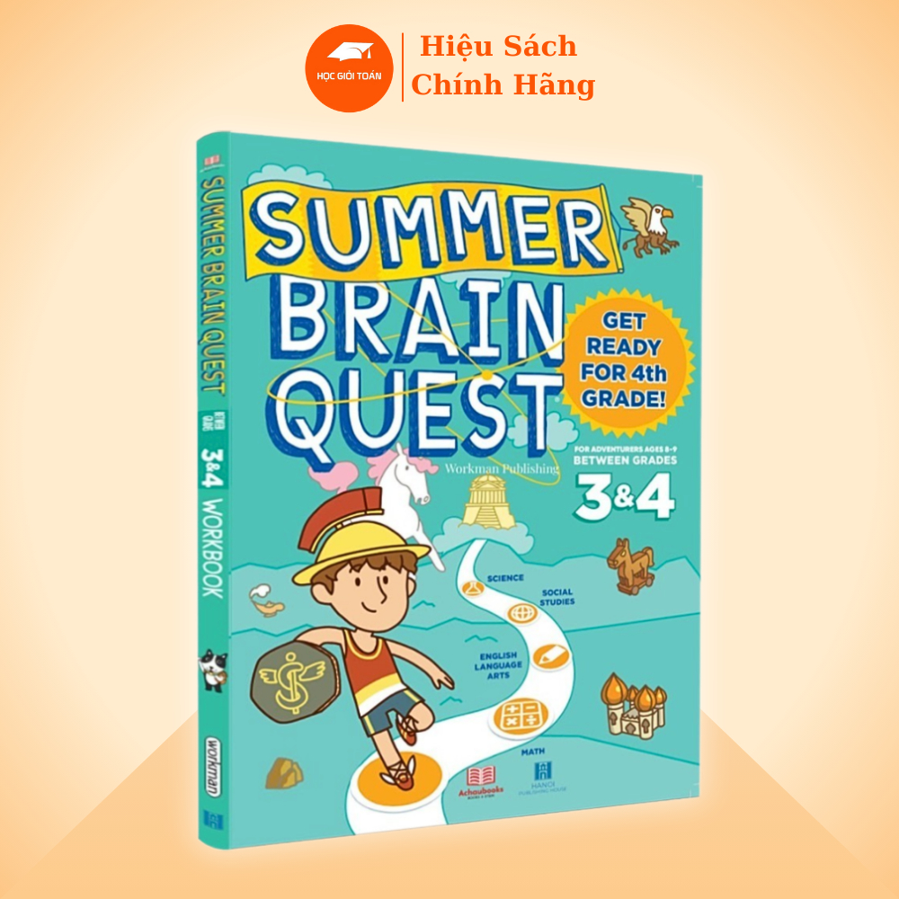 Sách Summer Brain Quest 4 - Get ready for 4th grade ( Chuẩn bị vào lớp 4 dành cho bé từ 8 - 9 tuổi )