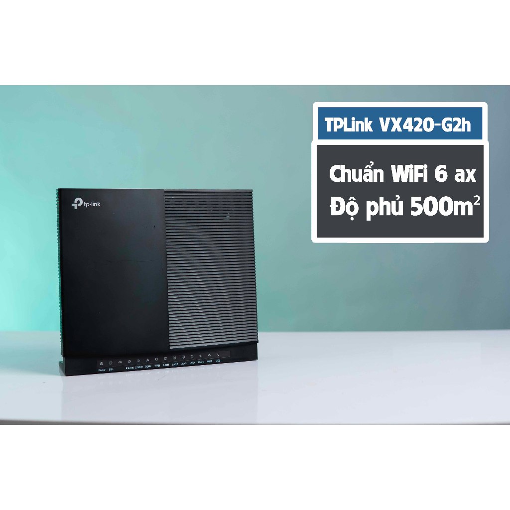 Bộ Phát Wifi 4G TPLink VX420-G2h LTE CAT6, Tốc độ 300Mbps, Chuẩn WiFi 6 AX5400
