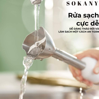 TALA Máy Xay Cầm Tay SOKANY, Máy Xay Đồ Ăn Dặm, Sinh Tố Cầm Tay, Máy Xay Đa Năng Cao Cấp