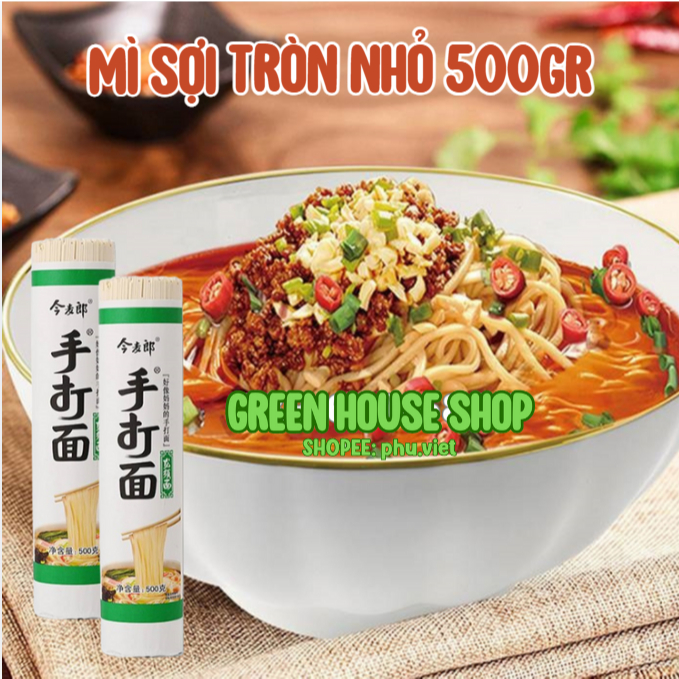 Bịch 500gr mì sợi tròn nhỏ Jinmailang