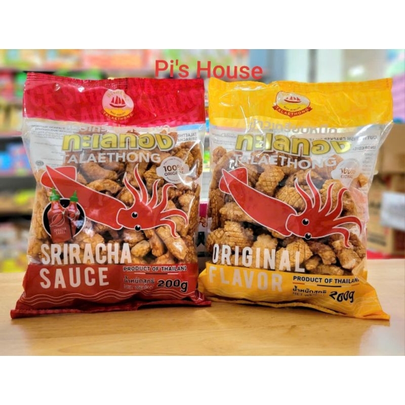 Snack mực giòn Talaethong Thái Lan