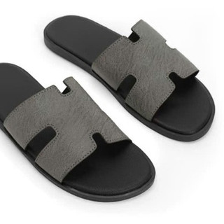 Dép H nam quai da cao cấp size 38 đến 43