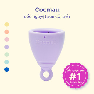 Cốc nguyệt san cải tiến Cocmau - Dành cho cơ địa Á châu - Thiết kế cho lần đầu - Dung tích x2 BVS