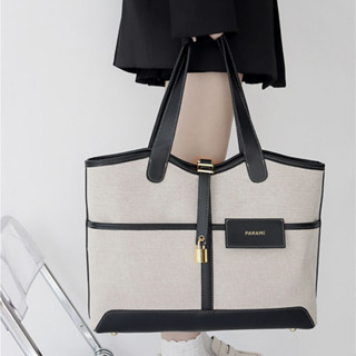 Túi xách tote nữ Lava Bag PARAMI, túi công sở hình hộp size lớn, đựng laptop, A4